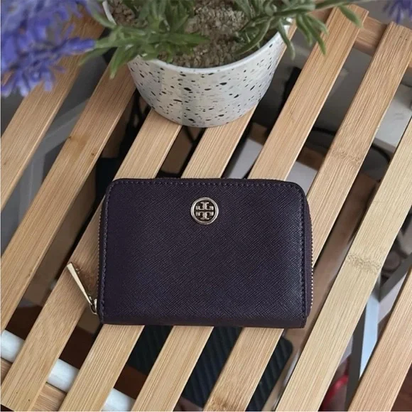 Tory Burch Purple Wallet - Picture 1 of 6